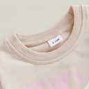 Afunbaby Spring Baby Girl Clothes Toddler Girl Outfit Crewneck Sweatshirt Long Sleeve Shirt Pants Winter Clothing Set