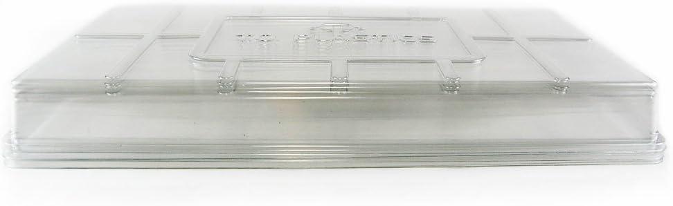 Living Whole Foods Plant Tray Clear Plastic Humidity Domes: Pack of 5 - Fits 10 Inch x 20 Inch Garden Germination Trays - Greenhouse Grow Covers