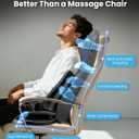 COMFIER Shiatsu Neck & Back Massager with Heat, Full Back Coverage Massage Chair Pad with 4D Kneading & Adjustable Neck Nodes, Waist & Hip Compression, Mother Day Gift for Mom