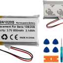 Replacement Battery CP-SN1020S for Sena 10S, 20S, 20S EVO, 3.7V 850mAH，with Repair Tool Kit