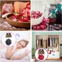 15g/Bag Dried Flowers,100% Natural Dried Flowers Herbs Kit for Soap Making, DIY Candle Making,Bath - Include Rose Petals,Lavender,Don't Forget Me,Lilium,Jasmine,Rosebudsand More(16 Bags)