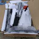 GarveeHome 70.8 in Industrial Dining Table for 6, Wooden Long Dinner Table with Mortise Tenon Design, Kitchen Table with Sturdy Metal Legs, for Dining Room Home Office Living Room, Retro (Retro & Black Frame)