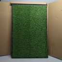 Dog Grass Pad with Tray, 34''X23'' Large Artificial Turf Grass Potty, Reusable Puppy Pee Pads for Dogs, Portable Dog Litter Box for Indoor/Outdoor Potty Training Toilet