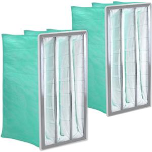 2 PCS MERV 14 Synthetic Pocket Air Filter, 24"x12"x12"（708733）