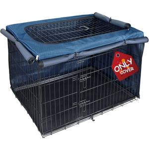 Explore Land Dog Crate Cover for 42 Inches Wire Cage, Heavy-Duty Lattice Pet