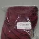 PrinceDeco Stretch Velvet Couch Cushion Cover,Soft Cushion Slipcover for Chair Cushion Furniture Protector Seat Cushion Sofa Cover Width Up to 29.5", Burgundy