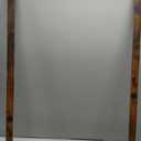 Wood 24x36 Picture Frame with 20x30 Mat, Display 20x30 with Mat or 24x36 Without Mat, Wood 24 by 36 Photo Frame, 24 x 36 Frame for Wall Hanging Display, Deep Brown