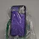 Compatible with iPhone 13 Pro Max Case Stand, Slim Full Camera Protection Liquid Silicone Phone Case Suitable for iPhone 13 Pro Max Compatible with MagSafe Ring Magnetic Kickstand, Purple