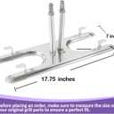 Universal H-Burner for Gas Grill, Replacement H Burner for Charbroil, Thermos, Arkla, Sunbeam, Charmglow, Kenmore, Fiesta & Other Gas Grills, Stainless Steel