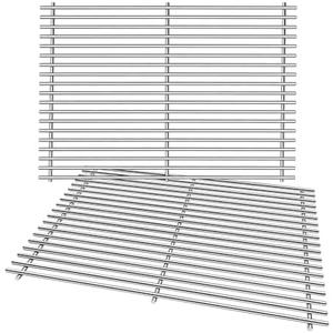 Kalomo Grill Grates Parts for Weber Genesis Grill 66802, 66095, Weber Genesis ii E-310, S-310, E-315, E-325, E-330,E-335, S-335 S-345 SE-335, 18”Stainless Steel Grids BBQ Gas Replacement parts