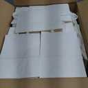 OEMVALATY 300Pcs 5.9x3.2x8.3 Inch Small White Paper Bags with Handles Bulk Gift Wrap Bags Kraft Paper Gift Bags for Birthday Party Favors Grocery Retail Business Shopping Merchandise Goody Craft Bags