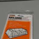 U-Haul Sofa Covers - 2 Pack  Plastic Moving and Storage Covers for Couches Up to 8 Long  134 x 42 Covers  Water Resistant