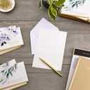 Hallmark Funeral Thank You Cards Assortment, Watercolor Flowers (50 Thank You for Your Sympathy Cards with Envelopes), 5.19 inches x 3.75 inches