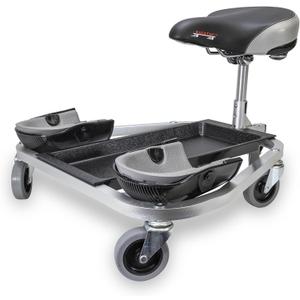Kneeling Creeper Casters, Rolling Seat, Assembled in USA | Ergonomic Rolling Kneeling and Sitting Creeper, Five Swivel Casters, Replaceable Knee Pads, 01RAC 3Inch