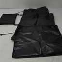 Bag with Toggle - Nylon Cinch  31x33 - 4 Pack, 31x19, 25x19 Black