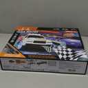 Slot Car Race Track Sets with 4 Slot Cars, Electric Race Car Track Include Slope Circular Overpass Track, Dual Racing Game Featuring Flash Bridge and Pendulum, Gifts Toys for Boys Kids Age 6 7 8-12