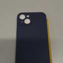 Miracase Designed for iPhone 14 Case with Screen Protector,[Upgraded Enhanced Camera Protection],Shockproof Liquid Silicone Case with Microfiber Lining, 6.1 inch,Dark Blue