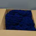 Chunky Knit Throw Blanket 50"X 60", 100% Handmade with Soft Chenille Yarn, 4.4lbs Thick Cable Knitted Blankets, Large Rope Knot Crochet Throws for Couch Sofa Bed Home Decor, Navy Blue