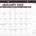 BHR XXL Desk Calendar 2025-2026, 22"x17" Large Wall Calendar From January 2025 To June 2026 18 Monthly Months Planner with To Do List, Julian Dates, Notes