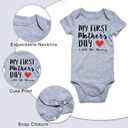 Vieille Baby Boys Girls Bodysuit Short Sleeve Romper Jumpsuit Outfit 0-12 Months (My First Mother's Day)