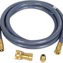 GasSaf 10 FT 1/2" ID Natural Gas Hose With Quick Connect Fitting, Conversion Kit for Gas Grill, Generator, Patio Heater and More - CSA Certified