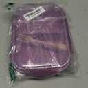 MISS BIG Lunch Box Kids, Leak Proof Lunch Containers, Moms Choice No BPAs and No Chemical Dyes Bento Box for Kids,Microwave and Dishwasher Safe Lunch Box (Purple M)