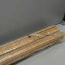 Cordless Bamboo Roman Shades Semi-Privacy, Natural, 32" W x 64" H