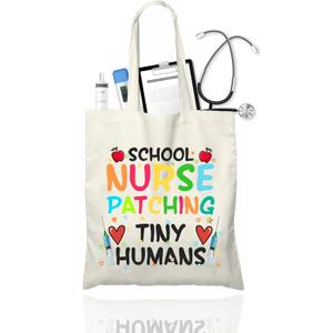 Nurse Gifts,Nurse Appreciation Gifts for Women,Nurse Tote Bag Reusable Grocery Bags for Nurse Week Work Graduation