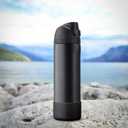 3 x yoelike 2 PCS Wave Silicone Water Bottle Boot for Owala, Anti-Slip Protective Sleeve for FreeSip/Twist/Flip, Watter Bottle Accessories, Bottom Bumper Cover, Dishwasher Safe, BPA Free (Black)