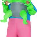 COMIN Inflatable Alien Costume for Adults with Alien Baby Blow Up Costume Inflatable Costume Full Body for Halloween Party (63")