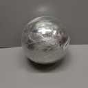 Modern Day Accents 3293 Bola Polished Sphere, Silver Aluminum, Filler, Decorative Orbs, Tabletop Modern Decor, Decorative Balls for Centerpiece Bowls, Home Office, Home Decor, 3-inch Ball