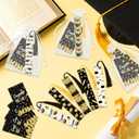 72pcs Graduation Gifts Bulk Class of 2026 Graduation Acrylic Bookmarks with Inspirational Cards 2026 Graduation Party Favor for College and High School Congrats Grad (Black Gold)