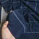 No Brand Window Curtain 125" x 48" Grey-Blue