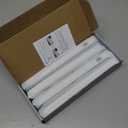 WILLED Motion Sensor Light Indoor, Battery Display, 60 LED Touch Light Bar, Under Cabinet Lights Rechargeable, Battery Operated Closet Light Wireless, Stick on Under Counter Lights for Kitchen(4 Pack) (Cool White 6000K)