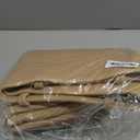 Laundry Basket  Laundry Hamper for Clothes, Blankets, Yoga Mat  Woven Cotton Rope Basket for Living Room, Nursery Room  Boho Style  15D x 18H  Khaki (Small)