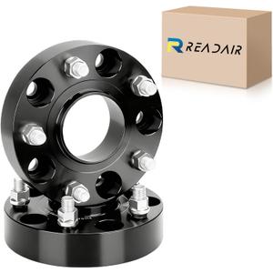 Thickness 25mm 1 Inch 5 Lug 5x4.5 Wheel Spacers fit for Ford Explorer 1995-2005, Ranger 1998-2011, Jeep Comanche 1990-1992 and More, with 1/2" x20 Studs 82.5mm Hub Bore,2Pcs