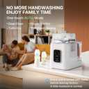 Baby Bottle Washer, Sterilizer & Dryer - All-in-One Pro Cleaning Machine with Fishbone Spray Arm, Self-Cleaning & AUTO Mode, Dual Water Inlet for Bottles, Breast Pump