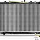 Engine Coolant Radiator Assembly with Transmission Oil Cooler Compatible with Lexus ES300 02-03, ES330 04-06 & Toyota Camry 02-06, Solara 05-08, Automatic Transmission, Replace# 164000A240