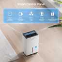 4500 Sq.ft Energy Star Dehumidifier for Home Basement, Glowells 52 Pints Large Room Dehumidifier with Drain Hose & Water Tank 0.58 Gal, Dehumidifiers with Smart Humidity Control, Auto Defrost