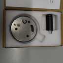 SAILANKA Windproof Door Stopper Indoor Heavy Duty Floor Door Stop Keep Door Open Mechanical No Drilling Door Stopper with Screws and Adhesive Pads, 1 Pack, Matte Black