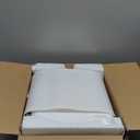 24.5" Modern Ceramic Table Lamp for Nightstand, Farmhouse Bedside Lamp for Bedroom, Small Table Lamp for Living Room End Table, Beige (1 Pack)