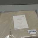 Bedsure Linen Sheets - Queen Size Bed, Blend from Linen Cotton Bedsheets, Breathable Cotton Bedsheets, Gifts for All Seasons, 4 Pieces, Linen