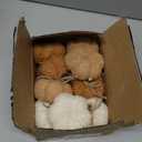 Fake Fall Pumpkin Decorations for Home, 9 Pcs Artificial Mini Fabric Pumpkins Autumn Decor, Fake Pumpkins for decorating, Fall Table Centerpiece Harvest Decor, Halloween, Thanksgiving, Burgundy & Pink (#1 Burgundy Set of 9)