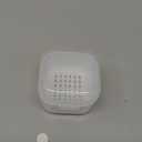 Nail Tool Sterilizer Box Plastic Sterilization Tray for Nail Art Accessories Tools, Portable Nail Drill Bits Disinfectant Container Soaking Box with Strainer Pedicure Manicure Cleaning Equipment (White)