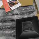 VOLISUN 4x4 Solar Post Cap Light 12pack,Solar Fence - Post Lights Outdoor Waterproof for Wooden/Vinyl Post,Black Deck Post Cap Light Solar Powered with Warm White for Garden/Patio/Porch