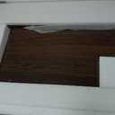 HAIOOU Round Coffee Table for Living Room with Open Storage -Walnut Wood