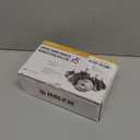 HOLKIE Office Chair Wheels Replacement 11x22mm Universal Fit 2 Inch Rubber Heavy Duty Casters for Carpet Hardwood Floors Gaming Desk Chair Roller Wheels Set of 5 Black Ball Casters Smooth & Silent