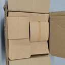 ValBox 4x4x4 Brown Gift Boxes 50PCS Kraft Paper Boxes with Lids for Gifts, Crafting, Cube, Cupcake Boxes, Easy Assemble Boxes for Party Favor