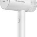 BEAUTURAL Steamer for Clothes, Portable Garment Wrinkle Remover, Fast 30s Heat-up, Foldable and Handheld, 120V Only (Not for 220V Europe) (White)