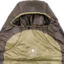 Coleman North Rim 0F Sleeping Bag, Cold-Weather Mummy Sleep Sack with No-Snag Zipper & Adjustable Hood for Warmth & Ventilation, Camping Sleeping Bag